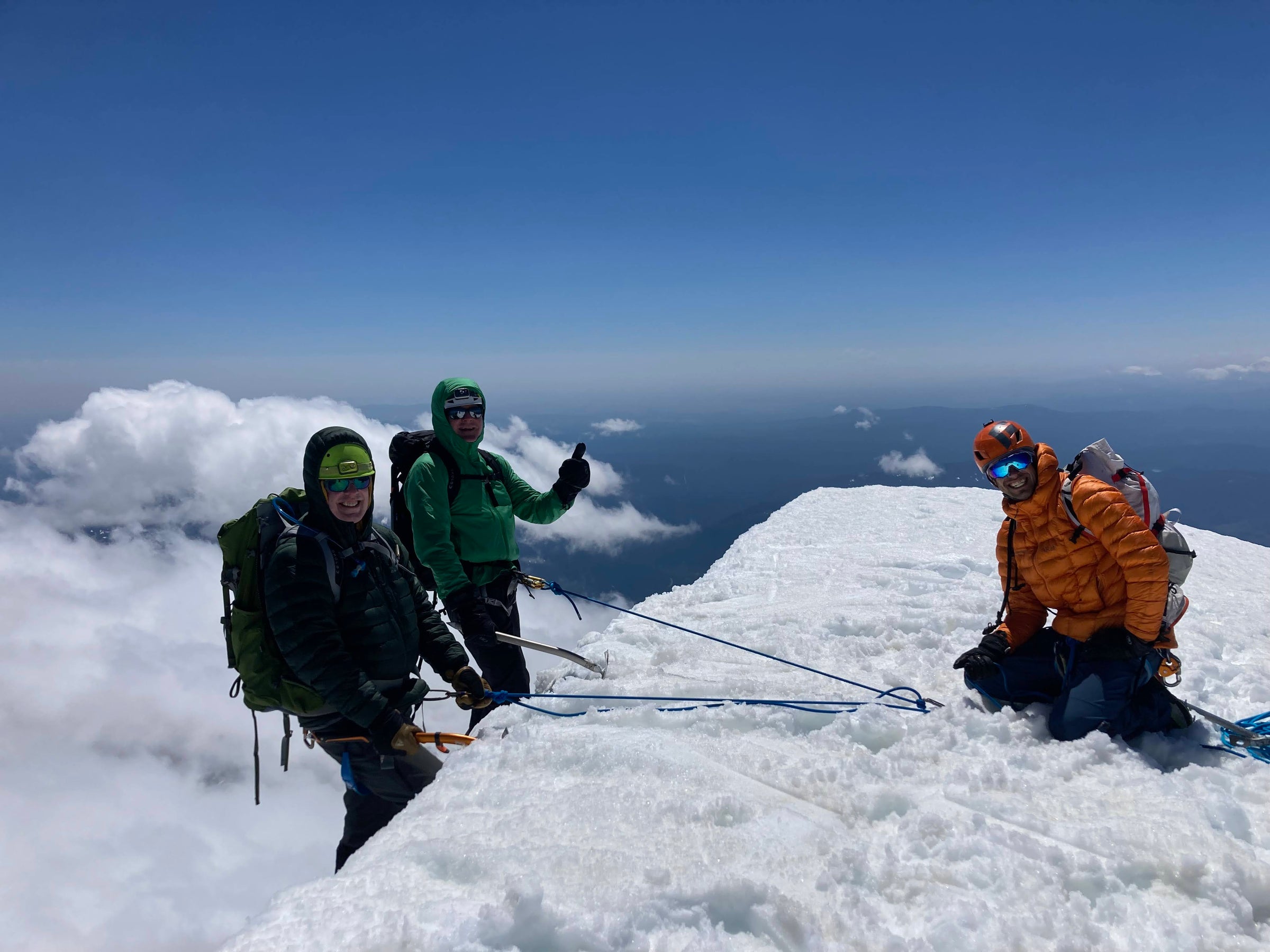 Mt. Hood Glacier Mountaineering Skills Course