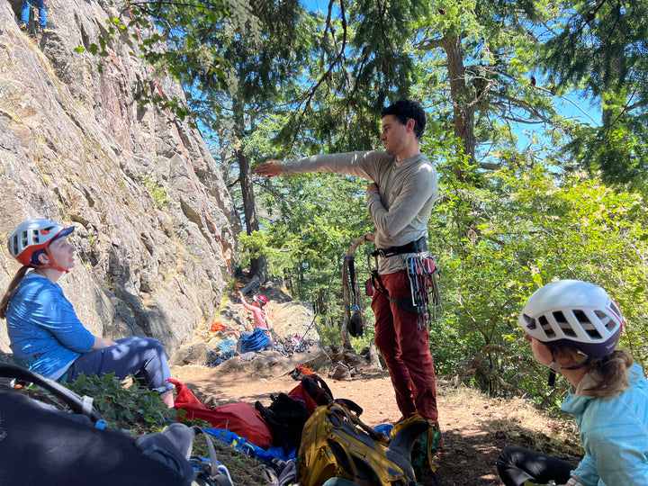 Outdoor Beginner Rock Climbing