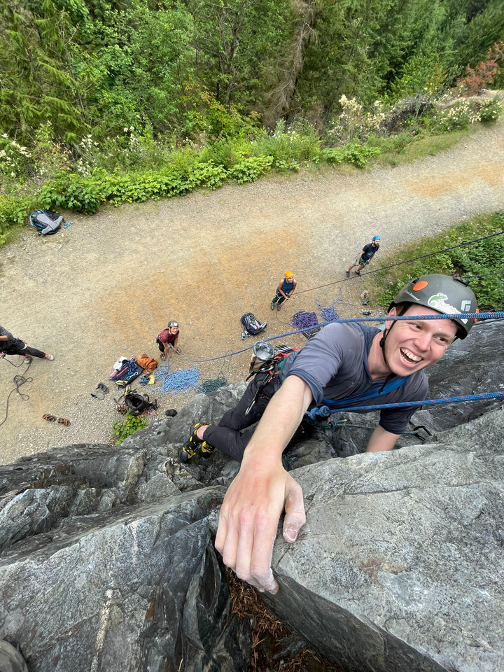 Outdoor Beginner Rock Climbing